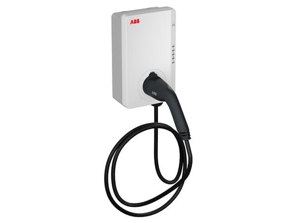 ABB Terra ladestander Type 2 udtag 22kW, 32A/380-415VAC, RFID, Bluetooth, 4G, Ethernet, WiFI, APP yhteensopiva, Spirii, IP54