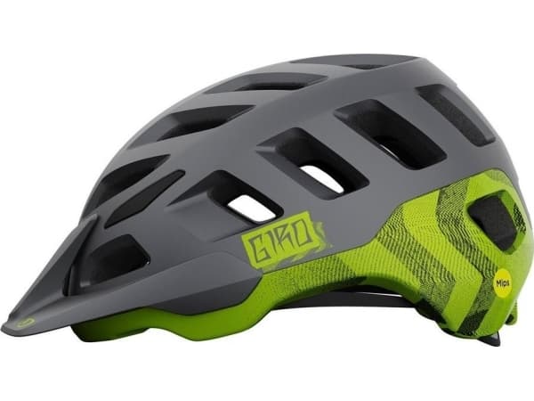 Giro mtb helmet GIRO RADIX matte metallic black ano lime size L (59-63 cm) (NEW)