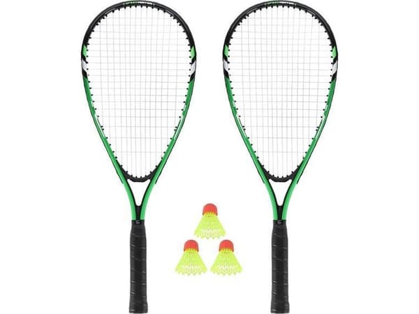 Nils Extreme NRS001 for SPEEDMINTON 2 RACKS + Darts + COVER GREEN NILS