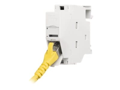 METZ CONNECT 1309428103-E, Vinklet, Grå, RJ-45, Cat5e,Cat6,Cat6a, 17,5 mm, 60 mm