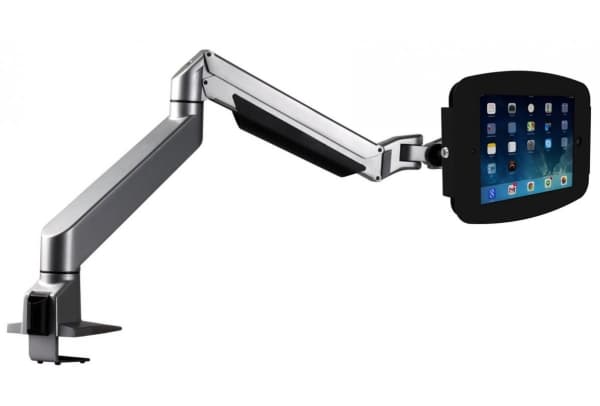Compulocks iPad Pro 12.9" Enclosure Articulating Monitor Arm Mount - Kiinnityssarja (nivelvarsi, sisennys) - tabletille - lukittava - kiillotettu alu