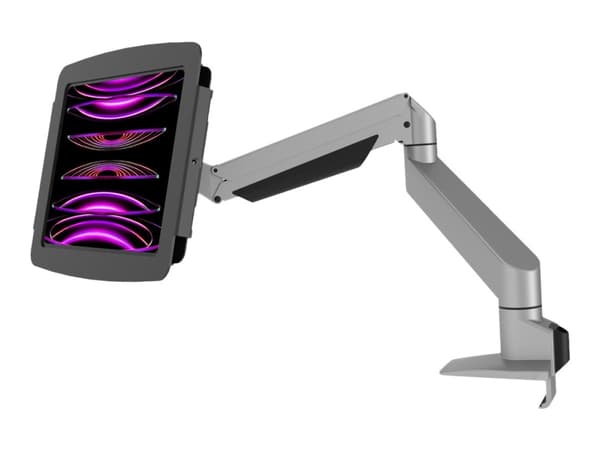 Compulocks iPad Pro 12.9" Enclosure Articulating Monitor Arm Mount - Kiinnityssarja (nivelvarsi, sisennys) - tabletille - lukittava - kiillotettu alu