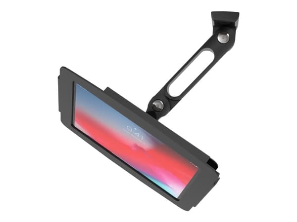 Compulocks iPad Pro 12.9" (3-6th Gen) Space Enclosure Swing Wall Mount - Hölje - Antistöld - för surfplatta - låsbar - höggradig aluminium - svart -
