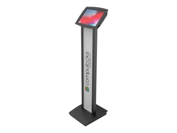 Compulocks iPad Pro 12.9" (3-6th Gen) Space Enclosure Brandable Floor Stand - Stativ (gulvstativ, hus, trimmesett, 2 nøkler) - for nettbrett - låsbar
