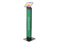 Miniatyrbild 3 av 5: Compulocks Universal Tablet Cling Brandable Floor Stand - Ställ - för surfplatta - låsbar - stål - svart - skärmstorlek: upp till 13 tum - monterings