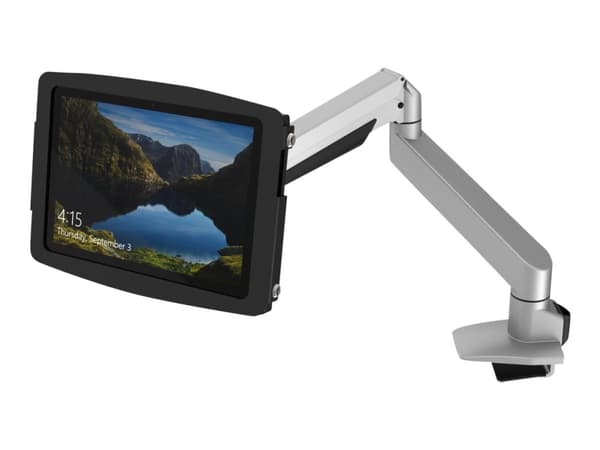 Compulocks Surface Pro 3-7 Space Enclosure Articulating Arm Mount - Hölje - Antistöld - för surfplatta - låsbar - aluminium - monteringsgränssnitt: 1