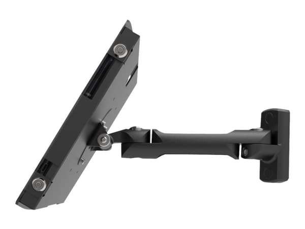 Compulocks Surface Pro 3-7 Space Enclosure Swing Wall Mount - Innhegning - Tyverisikker - for nettbrett - låsbar - høyverdig aluminium - svart - vegg