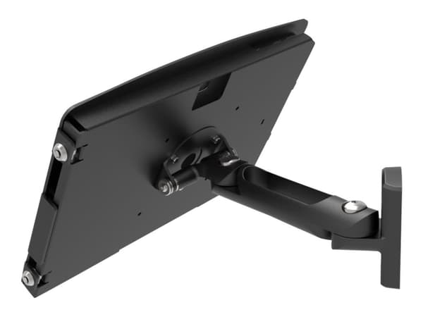 Compulocks Surface Pro 3-7 Space Enclosure Swing Wall Mount - Innhegning - Tyverisikker - for nettbrett - låsbar - høyverdig aluminium - svart - vegg