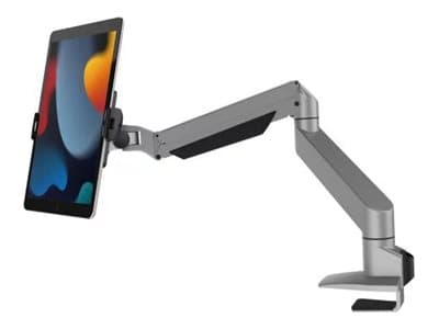 Compulocks Universal Tablet Cling Articulating Arm Mount - Monteringssats - justerbar arm - för surfplatta - svart, silver - skärmstorlek: upp till 1
