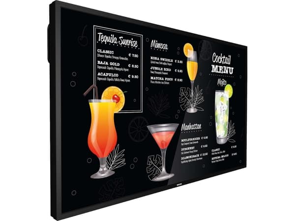 Philips 55BDL3117P - 55" Diagonalklasse (54.6" synlig) - P-Line LED-bakgrunnsbelyst LCD-skjerm - intelligent skilting - 4K UHD (2160p) 3840 x 2160