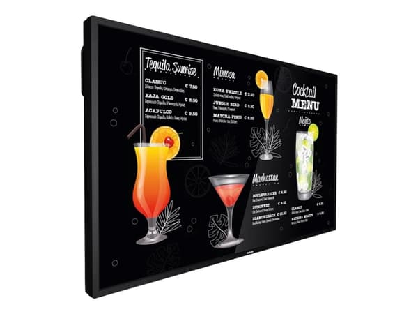 Philips 55BDL3117P - 55" Diagonalklasse (54.6" synlig) - P-Line LED-bakgrunnsbelyst LCD-skjerm - intelligent skilting - 4K UHD (2160p) 3840 x 2160 Sort