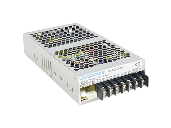 Sisäänrakennettu AC/DC-virtalähde 4,7 A 225 W 48 V/DC vakautettu (SPS 225P-48 (48VDC))