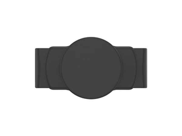 PopSockets PopGrip Slide Stretch - Fingergrepp/vikbart ställ för mobiltelefon - svart