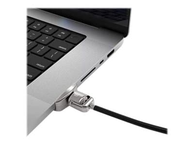 Compulocks Ledge Lock Adapter for MacBook Pro 16" M1, M2 & M3 with Keyed Cable Lock - Sikkerhetssporlåsadapter - med nøkkellås - for Apple MacBook Pr