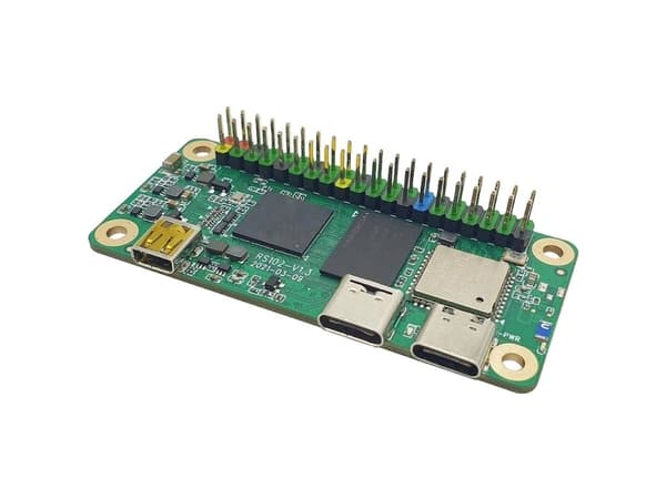 Radxa Zero 4GB128GB D4E128H pin header loddet antenne ombord