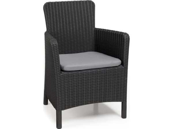 Allibert Trenton garden chair, graphite