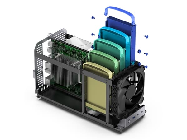 Jonsbo N1 Mini-ITX Kabinet - Grå