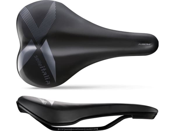 Selle Italia Siodło SELLE ITALIA X-Bow S1, FeC Alloy Rail ⌀7 mm, Soft-Tek, 310g, svart (NEW)