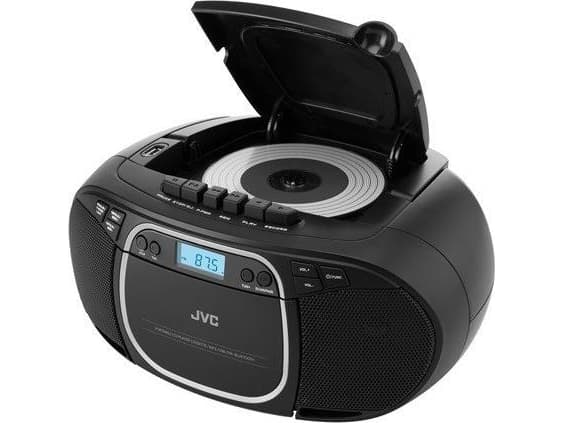 JVC RC-E451B, 1,6 kg, Svart, Bärbar CD-spelare