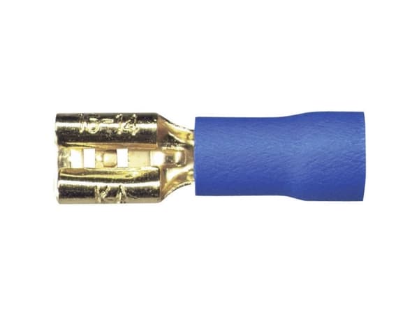 Sinuslive Car HiFi litteä liitinsarja 10 kpl 2,5 mm² 4,8 mm kullatut liittimet
