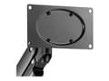 Miniatyrbild 5 av 5: HAGOR HA - Monteringssats (VESA 100mm to 200mm mount adapter, enkel arm med gassträva) - för LCD-display - aluminium - svart - skärmstorlek: 17"-43"