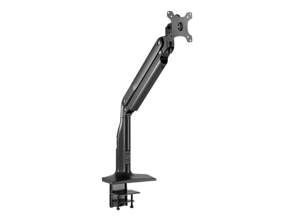 HAGOR HA - Monteringssats (VESA 100mm to 200mm mount adapter, enkel arm med gassträva) - för LCD-display - aluminium - svart - skärmstorlek: 17"-43"