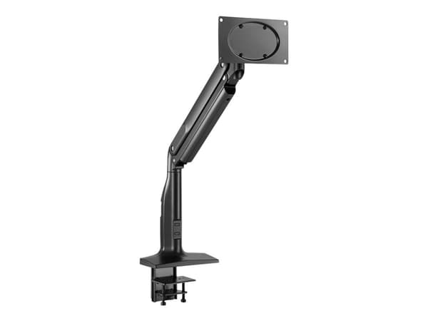 HAGOR HA - Monteringssats (VESA 100mm to 200mm mount adapter, enkel arm med gassträva) - för LCD-display - aluminium - svart - skärmstorlek: 17"-43" Svart