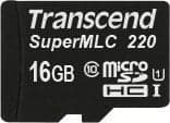 Transcend Industrial Temp microSDHC220I - Flashminnekort - 16 GB - UHS-I U1 / Class10 - microSDHC