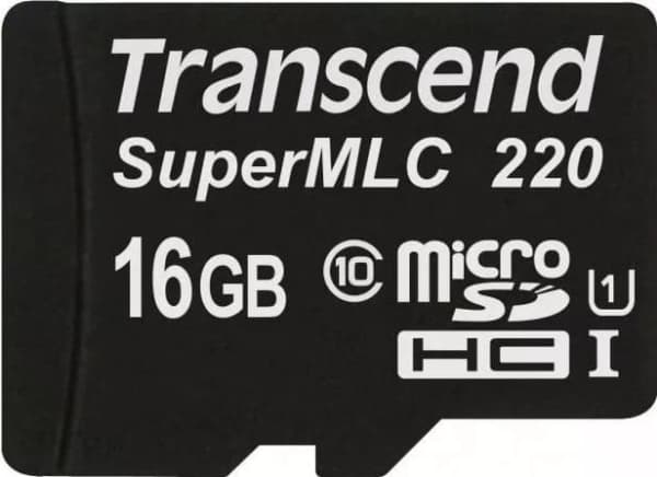 Transcend Industrial Temp microSDHC220I - Flashminnekort - 16 GB - UHS-I U1 / Class10 - microSDHC