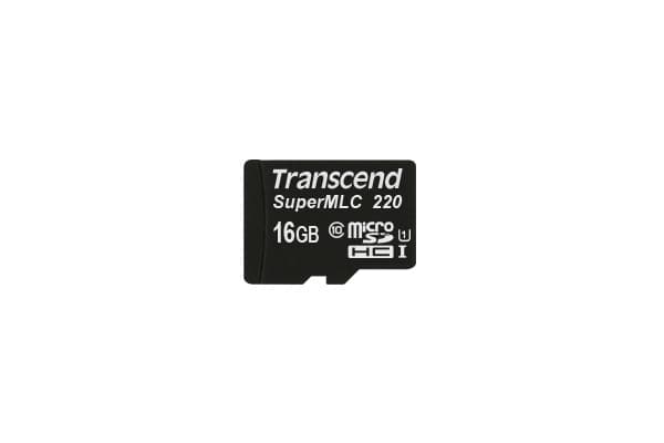 Transcend Industrial Temp microSDHC220I - Flashminnekort - 16 GB - UHS-I U1 / Class10 - microSDHC