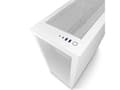 Pikkukuva 5 / 5: NZXT H7 Flow - Keskitorni - ATX - Karkaistu lasi - Ei virtalähdettä - Valkoinen - USB / Audio