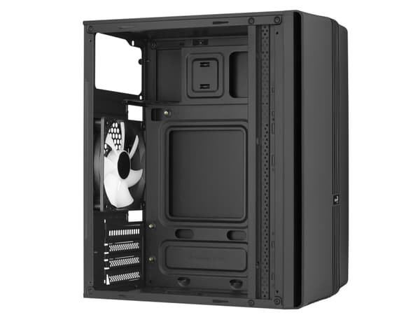 Aerocool PGS Evo Tårn Micro-ATX Ingen strømforsyning Sort