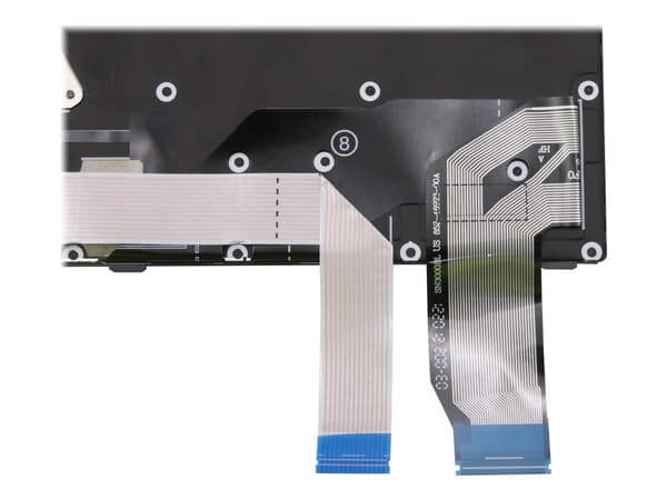 Lite-On - Ersättningstangentbord för bärbar dator - med Trackpoint - bakgrundsbelyst - QWERTY - engelska - svart - för ThinkPad X13 Gen 2 20WK, 20WL