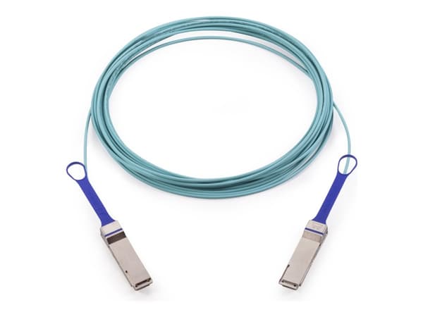 NVIDIA - 100GBase direktkopplingskabel - QSFP till QSFP - 10 m - fiberoptisk - halogenfri, Ethernet-stöd