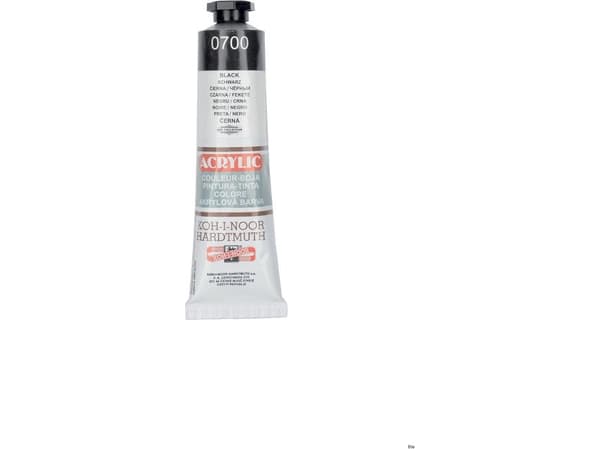 KIN Koh i noor Farba akrylowa Akryl 700 Svart 40ml