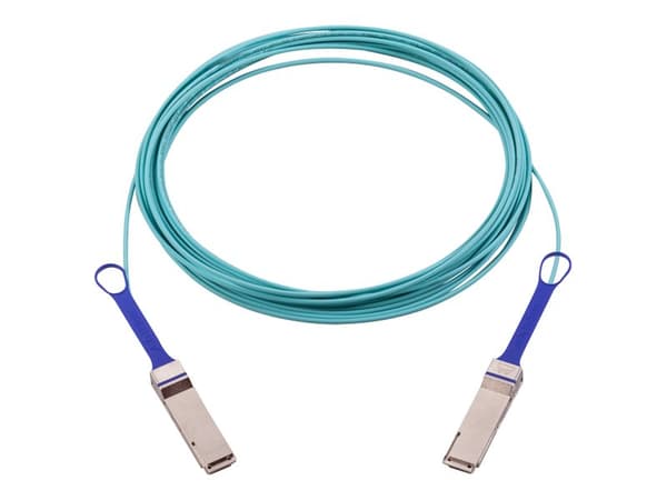 NVIDIA - 100GBase-AOC direktanslutningskabel - QSFP till QSFP - fiberoptisk - Active Optical Cable (AOC), halogenfri
