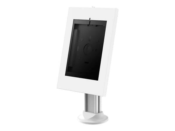 Neomounts DS15-640WH1 - Ställ - för surfplatta - låsbar - stål - vit - skärmstorlek: 9.7"-11" - monteringsgränssnitt: 75 x 75 mm - bänkskiva - för Ap