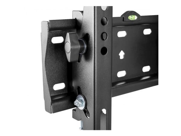Reflecta PLANO Slim 42-2020T, 106,7 cm (42"), 75 x 75 mm, 200 x 200 mm, -12 - 12°, Stål, Svart