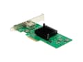 Pikkukuva 3 / 4: Inter-Tech ST-7267, PCIe, RJ-45, PCI 2.0, Vihreä, Hopea, PC, Passiivinen