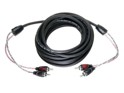 ACV 30.4980-500, 2 x RCA, hane, 2 x RCA, hane, 5 m, svart