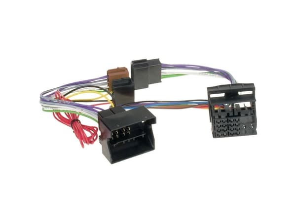 ACV 57-1324, ISO-adapter, Audi, Audi A1 (8X) 07/2010 - 11/2014* Audi A1 (8X) 11/2014 - 04/2018* Audi A2 (8Z) 11/1999 - 07/2005..., Flerfarget, Plast