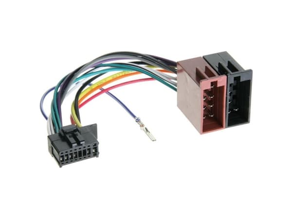 ACV 453023, Radio adapter cable, Pioneer ISO 16-pin, Musta, Punainen