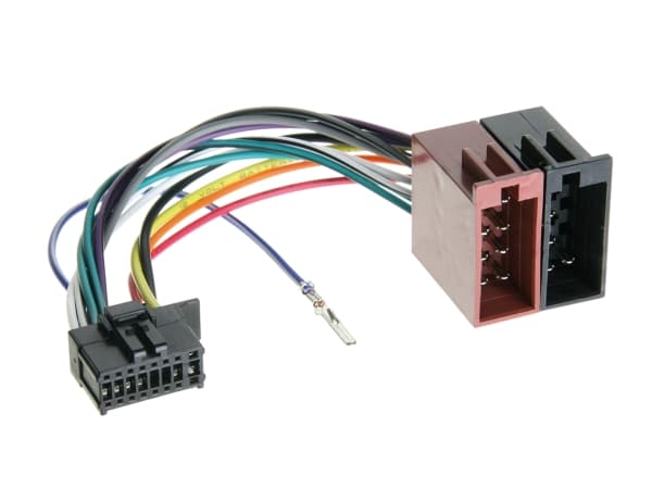 ACV 453023, Radio adapter cable, Pioneer ISO 16-pin, Musta, Punainen