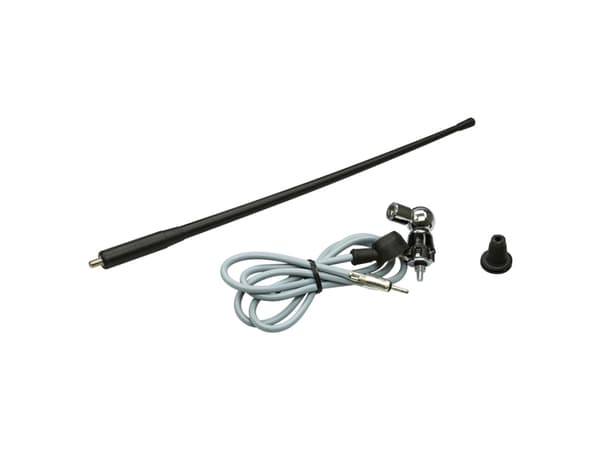 ACV 15-7667002, Roof (placement), Stelt fäste, 9 mm, 0,25 m, Svart