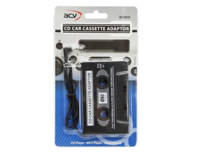 ACV AD-CAS-1, 3.5 mm (1/8"), Musta, CD-Player, MP3-Player, Smartphone