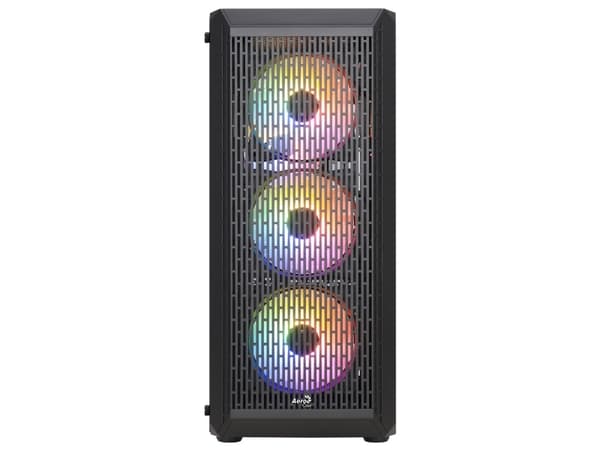 Aerocool Beam, PC, Musta, ATX, mikro ATX, Mini-ITX, ABS, SPCC, Pelaaminen, Sininen, Vihreä, Punainen