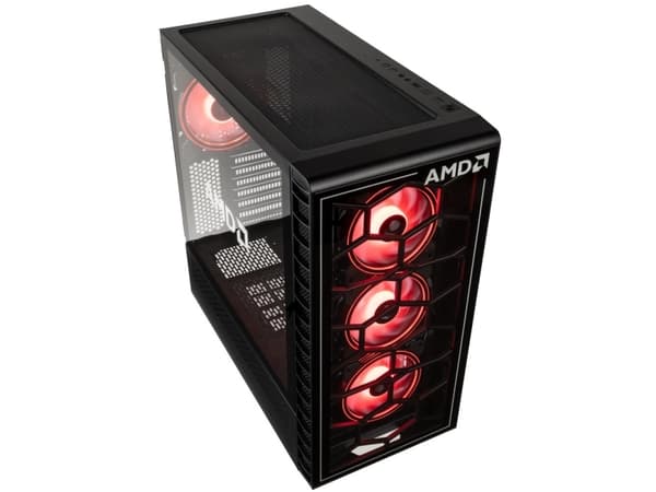Kolink Observatory Y AMD SE RGB - Mid tower - utökad ATX - genomskinlig sidopanel (härdat glas) - ingen strömförsörjning (ATX) - svart - USB/ljud