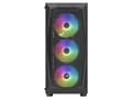Miniatyrbild 4 av 5: Aerocool Falcon-A-BK-v2, PC, Svart, ATX, micro ATX, Mini-ITX, ABS, SPCC, Stål, 15,7 cm, 29 cm