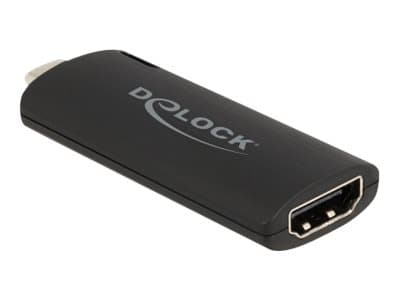 Delock - Videoopptaksadapter - USB-C 2.0 - svart