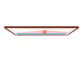 Miniatyrbilde 4 av 5: Samsung - Dekorativ ramme for TV - 55" - fasmursteinsrød - for Samsung QE55LS03AAU, QE55LS03AU, QN55LS03AAF